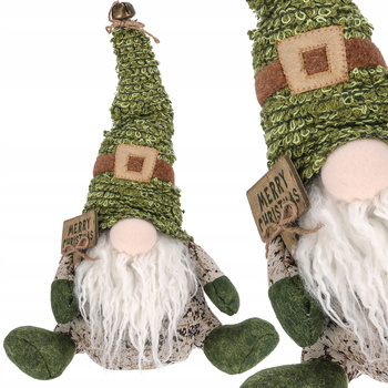 SKRZAT świąteczny KRASNAL Mikołaj duży na Święta DEKORACJA prezent JUMI