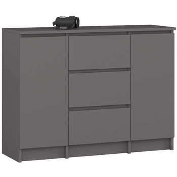 KOMODA K100 2D 3SZ PK GRAFIT SZARY