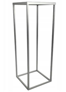 Nowoczesny Kwietnik Loft SREBRNY 063/K-12-1P-70S