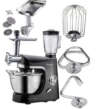 Robot kuchenny TurboTronic planetarny mikser blender 2000w misa 5L Czarny