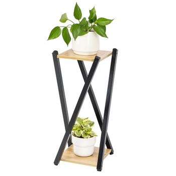 Kwietnik stojący metalowy Nexus - nowoczesny stojak na kwiaty