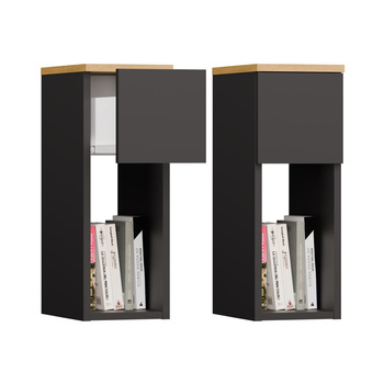 Szafka nocna GALAX 20/1S ANTRACYT ARTISAN