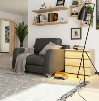 KOMODA CL3 3SZ CLP DĄB SONOMA