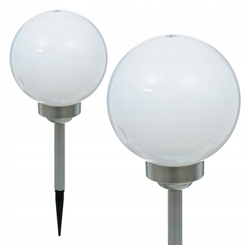 Lampa solarna KULA 20cm ogrodowa LED czujnik