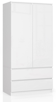 SZAFA S90 2D 2SZ CLP PK BIAŁY POŁYSK