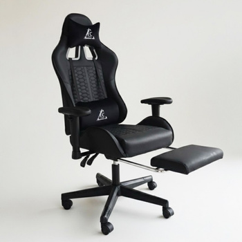 Fotel gamingowy obrotowy EvoChair z masażerem i regulowanymi podłokietnikami KO45CZ