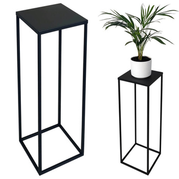 Nowoczesny Kwietnik Loft CZARNY SIMPLE 12 033/K-12-1P-70C