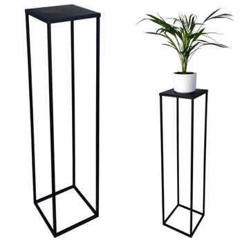 Nowoczesny Kwietnik Loft CZARNY 035/K-12-1P-100C