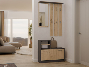 Garderoba Vera VERA ANTRACYT ARTISAN