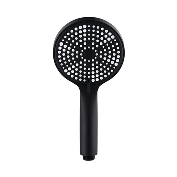 Słuchawka prysznicowa WEZER WKY-049-BLACK, 3-funkcyjna