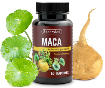 MACA żeń-szeń, gotu cola