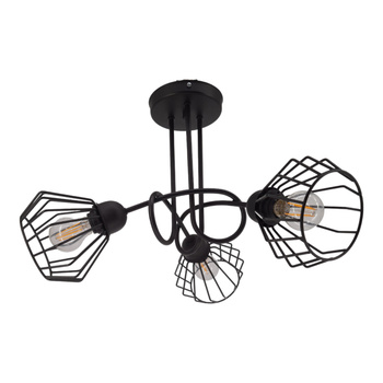 Nowoczesne Lampy Wiszące Loft Livia 2847/Z-B-3 CZ