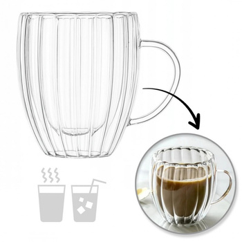 Szklanka termiczna Ryflowana 250 ml 1szt SZK43WZ5