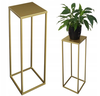 Nowoczesny Kwietnik Loft ZŁOTY SIMPLE 093/K-12-1P-70Z