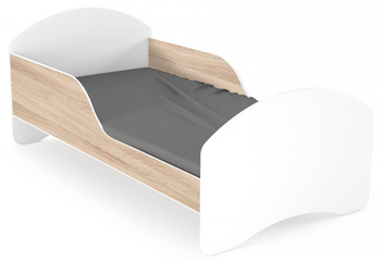 Łóżko dziecięce LEO2 160x70 biało-sonoma