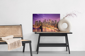 Obraz Na Płótnie Centrum Nowego Jorku Nocą Canvas Naturalny 90x60