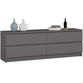 KOMODA K160 4SZ CLP PK GRAFIT SZARY