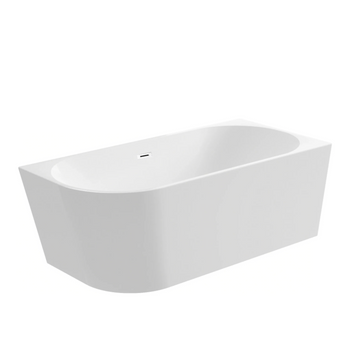 Wanna wolnostojąca narożna prawa 170 x 80 cm biała z pokrywką WHITE - model 589