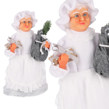 ŚWIĘTY MIKOŁAJ Pani Mikołajowa świąteczny FIGURKA skandynawski JUMIhome