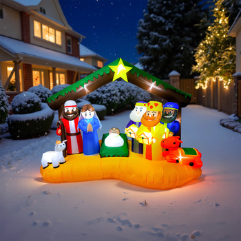 NADMUCHIWANA bożonarodzeniowa Dekoracja Świąteczna dmuchaniec JUMI