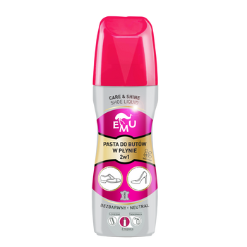 Pasta do butów w płynie 2w1 Bezbarwna 75ml EMU