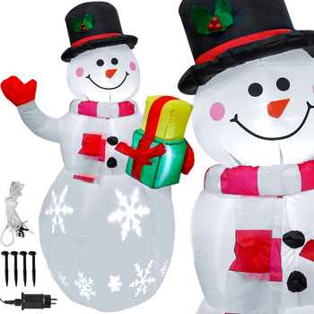 BAŁWAN nadmuchiwany ŚWIECĄCY DUŻY pompowany LED 150cm dmuchaniec JUMIhome