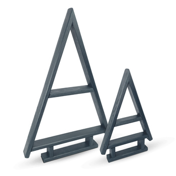 be4nature Choinka sosnowa ozdoba świąteczna Antracyt zestaw 2 szt.