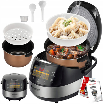 Wielofunkcyjny garnek elektryczny TurboTronic multicoocer parowar szybkowar kombiwar 5L 860W