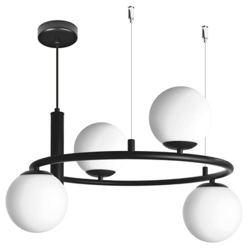 CERES 4 Lampa wisząca - Nowoczesna, szklane kule, 4xE14