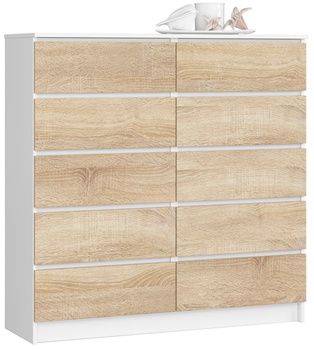 KOMODA K120 10SZ CLP PK BIAŁY / SONOMA