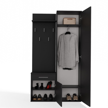 Garderoba Duo DUO CZARNY