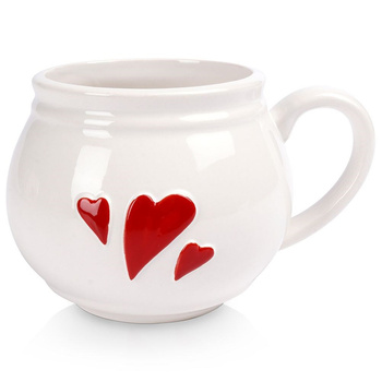 Kubek ceramiczny SERCE 430 ml