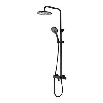 Deszczownica z baterią prysznicową WEZER BIC16-20-BLACK