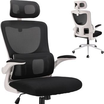 Fotel ZEO czarny biały