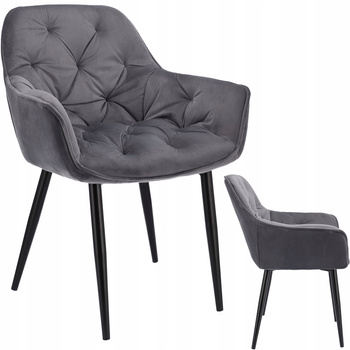 Krzesło LARGO szare (nowy kod)