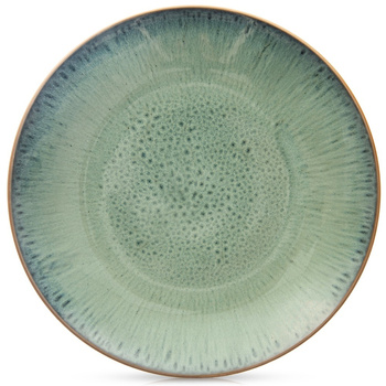 Talerz obiadowy płytki ceramiczny zielony GLAZE 27 cm