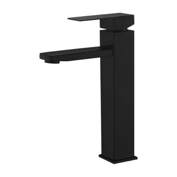 Bateria umywalkowa wysoka WEZER PRO11B-02-BLACK