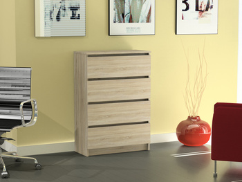 Komoda RICO 4S Sonoma 80 cm