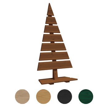 be4nature Choinka modrzewiowa ozdoba świąteczna Brązowa 90x45 cm