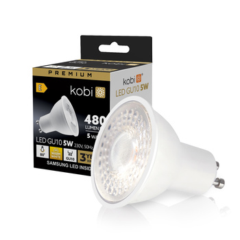 Żarówka LED GU10 5W 3000K Kobi