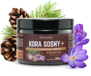 KORA SOSNY PREMIUM L-cytrulina, L-arginina, szafran