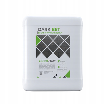 Impregnacja Bruku Betonu Galanteria Efekt Mokrej Kostki ECCOTON Dark Bet