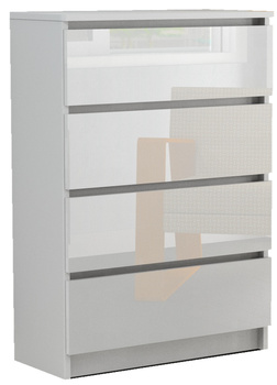 Komoda RICO 4s WYSOKI POŁYSK 70 cm AKRYL