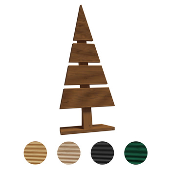 be4nature Choinka modrzewiowa ozdoba świąteczna Brązowa 60x27 cm