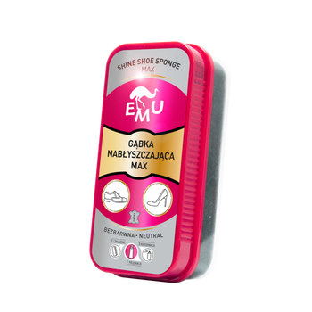 Gąbka nabłyszczająca do obuwia skórzanego Bezbarwna EMU