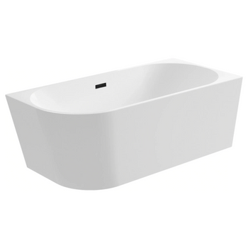 Wanna wolnostojąca narożna prawa 170 x 80 cm biała z pokrywką BLACK - model 589