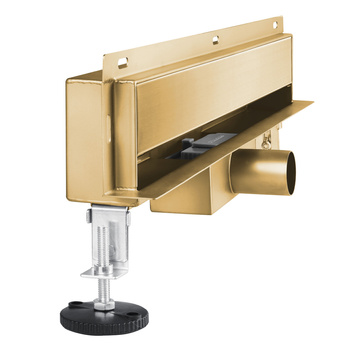 BASIC Wall Gold Odpływ liniowy ścienny złoty, 50 cm