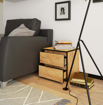 KOMODA CL2 2SZ CLP PK DĄB CRAFT