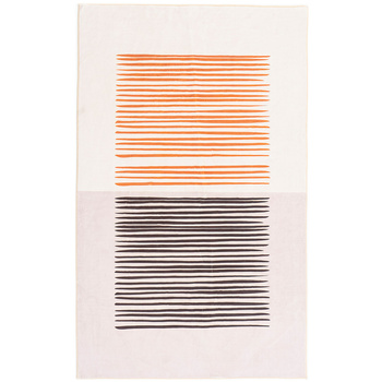 Dywan NOVO Strado nowoczesny do salonu delikatny beżowy wzór velvet Piaskowe Linie 140x200 cm