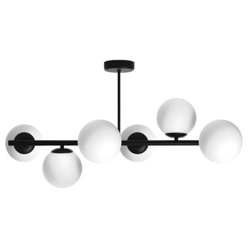 CERES 6 Lampa sufitowa - Nowoczesna, szklane kule, 6xE14